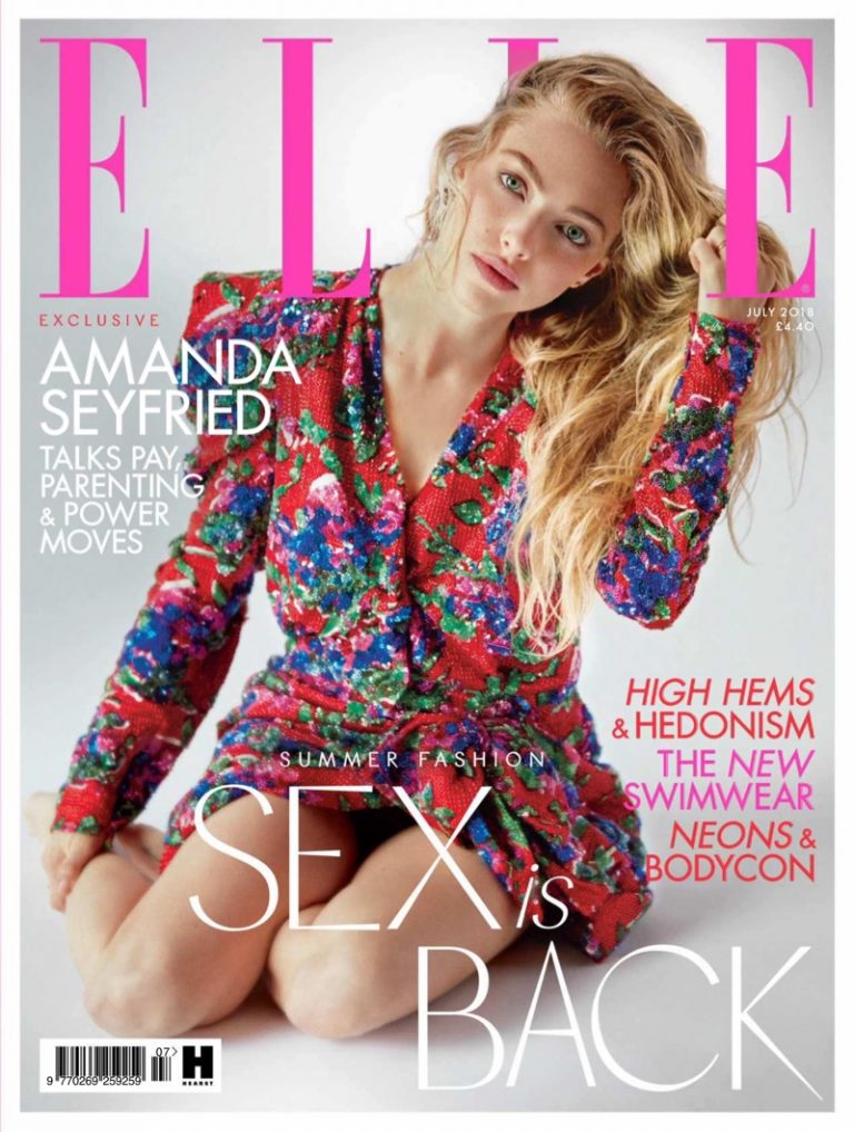 Amanda Seyfried | ELLE UK | 2018 Cover Photoshoot