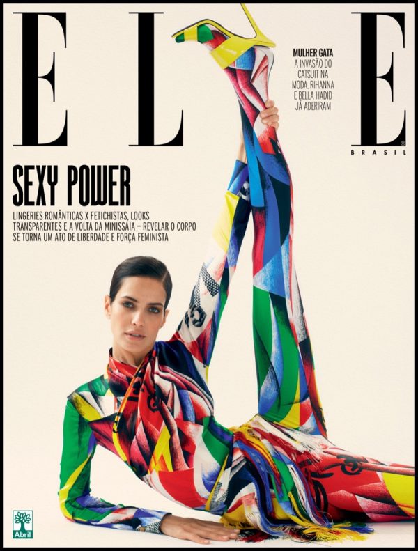 Amanda Wellsh | ELLE Brazil | 2018 Cover | Ski Style Editorial