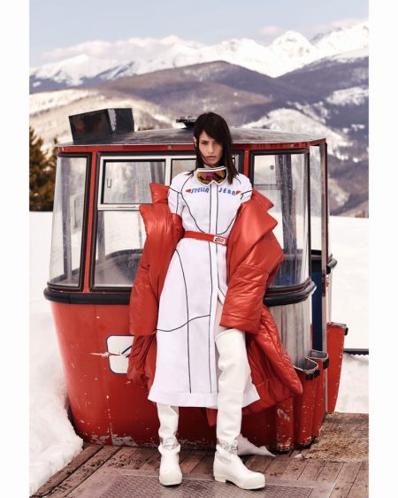 Amanda Wellsh | ELLE Brazil | 2018 Cover | Ski Style Editorial