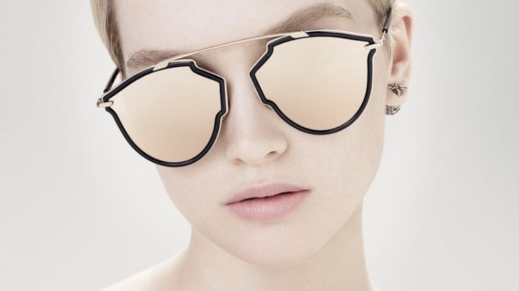 Ruth Bell stars in Dior DiorSoReal eyewear campaign