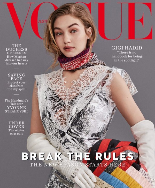 Gigi Hadid | Vogue Australia | 2018 Cover | Fall Fashion