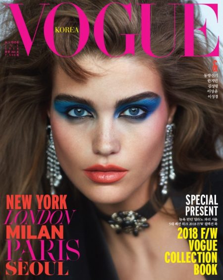 Luna Bijl | Vogue Korea | 2018 Cover | Beauty Editorial