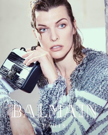 Milla Jovovich | Balmain | Fall / Winter 2018 | Ad Campaign