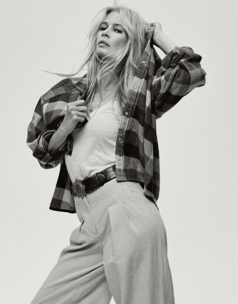 Claudia Schiffer | Vogue Paris | Casual Denim Fashion Shoot