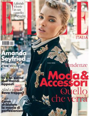 Elsa Hosk | ELLE Italy | 2018 Cover | Fall Fashion Editorial