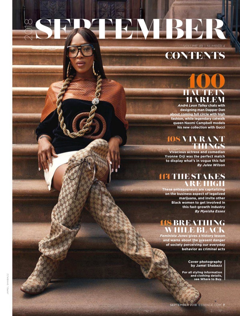 Naomi Campbell | Essence Magazine 