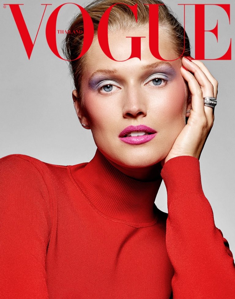 Toni Garrn | Vogue Thailand | 2018 Cover | Metallic Editorial