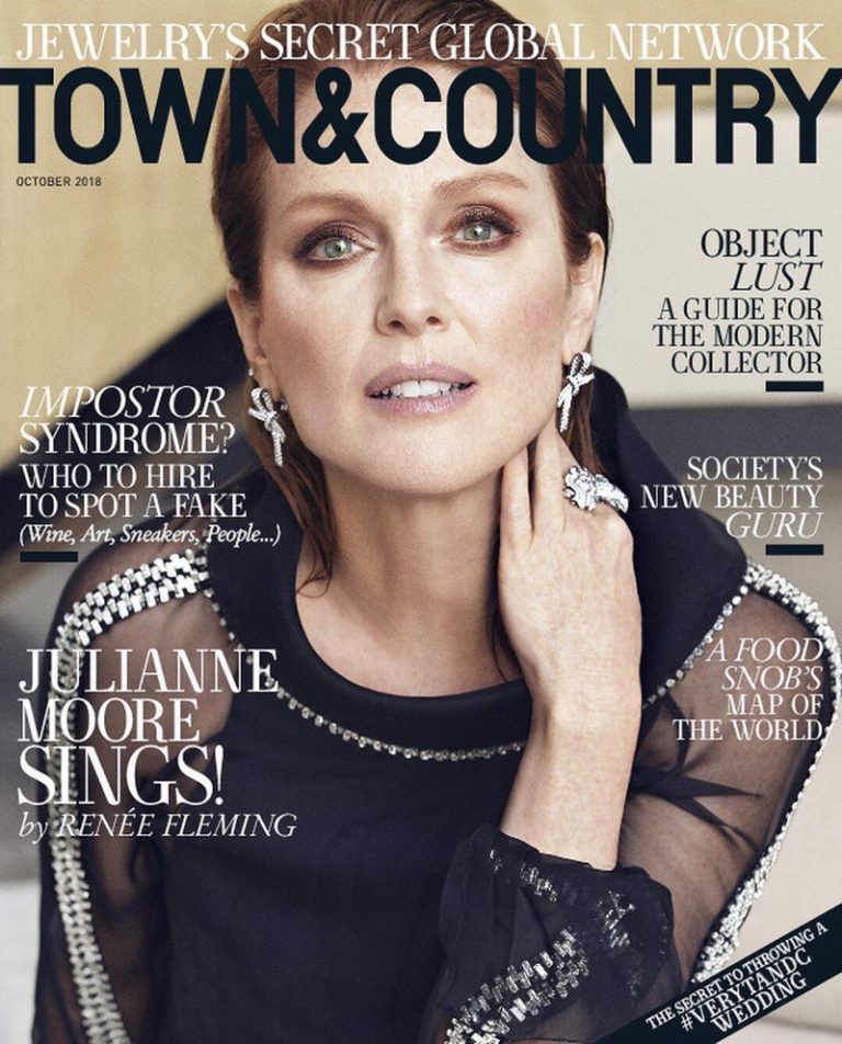 Julianne Moore | Town & Country Magazine | 2018 Cover | Photoshoot