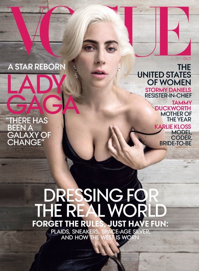 Lady Gaga Vogue Us 2018 Cover Fashion Shoot