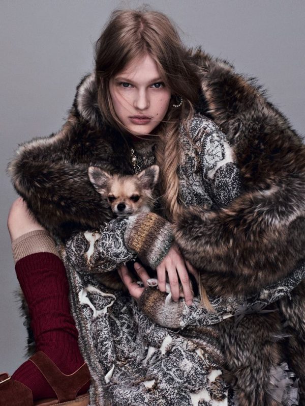 Aivita Muze Marie Claire Italy Animals Fashion Editorial