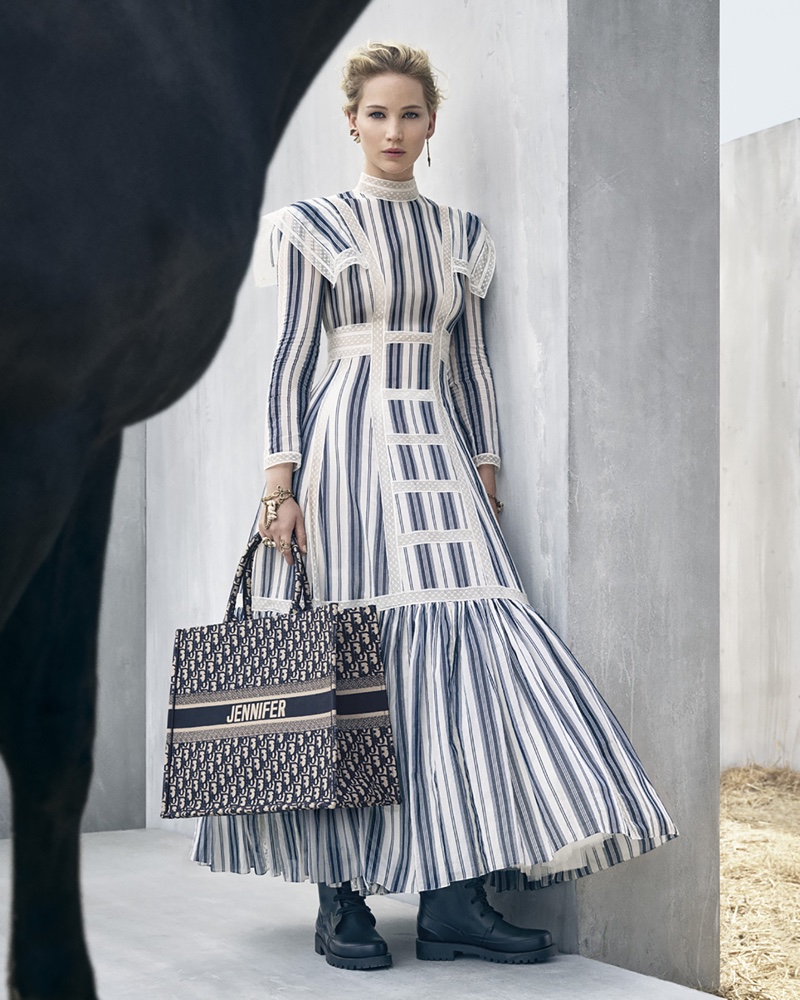 Jennifer Lawrences retro and elegant look in new Dior campaign  Luxus Plus