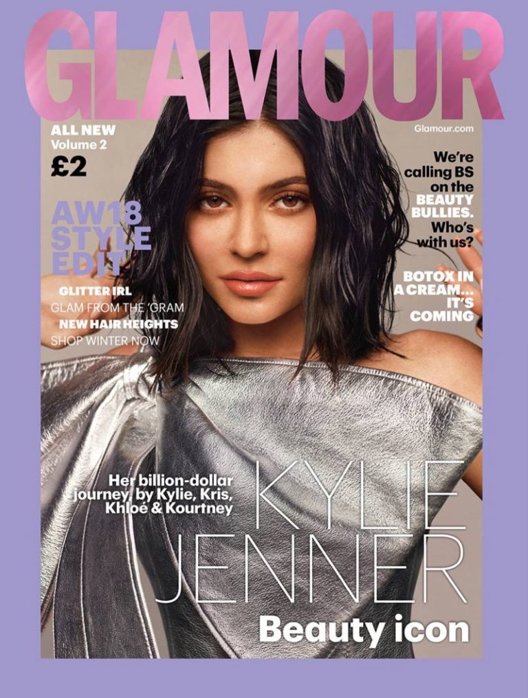 Kylie Jenner Wears Chic Beauty Looks for Glamour UK – Fashion Gone Rogue