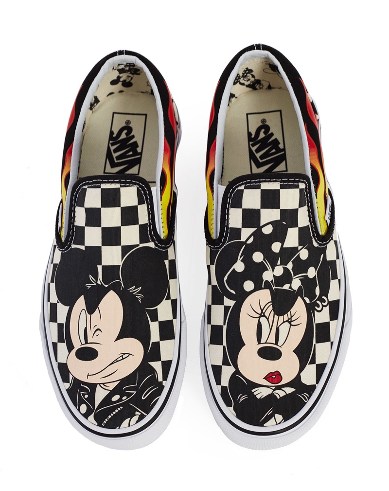 mickey mouse and minnie mouse vans