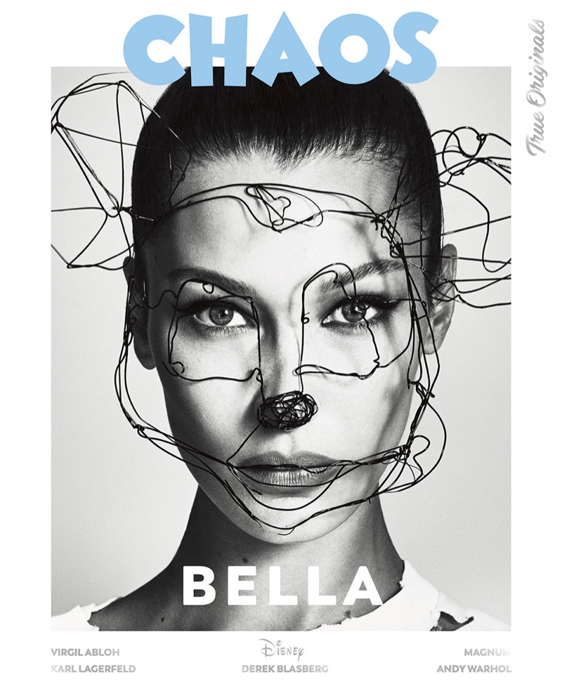 Bella Hadid on Chaos Magazine True Originals 2018 Cover