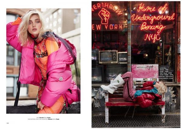 Elsa Hosk Harper's Bazaar Turkey 2018 Cover Photoshoot