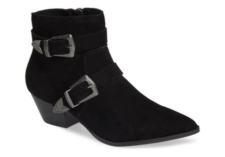 Buy Suede Buckle Boots Women's Shop