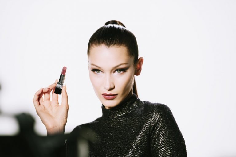 Bella Hadid Dior Makeup Holiday Campaign 