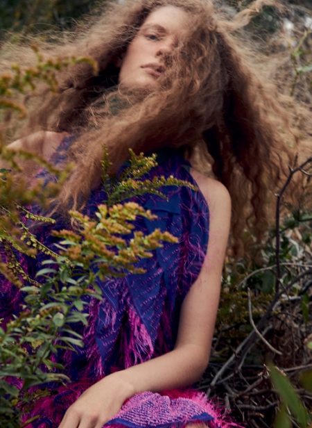 Carolina Burgin Vogue China Dreamy Dress Editorial