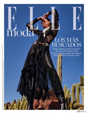 Elena Melnik ELLE Spain Western Fashion Editorial