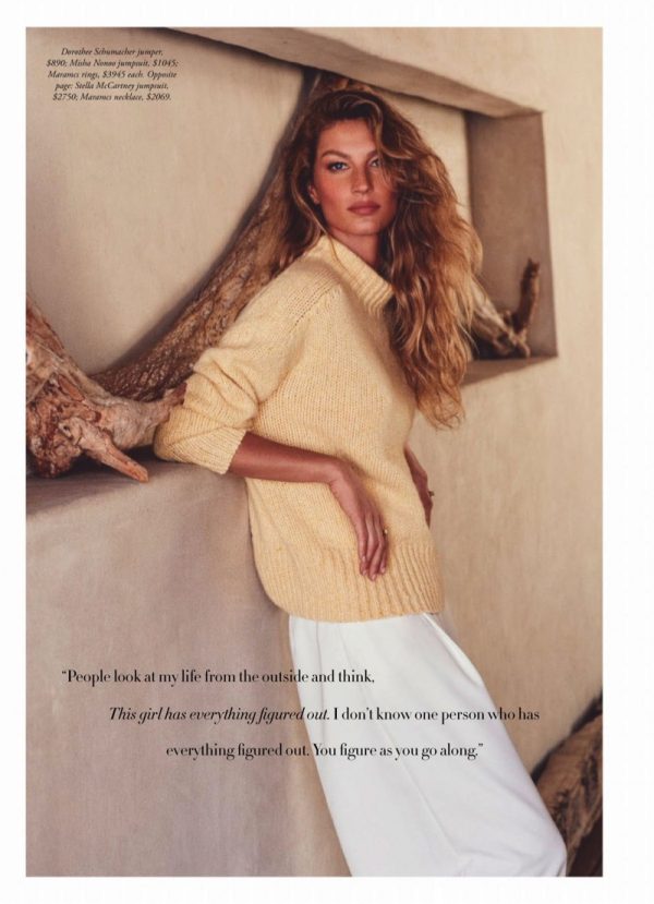 Gisele Bundchen Harper's Bazaar Australia Cover Fashion Shoot