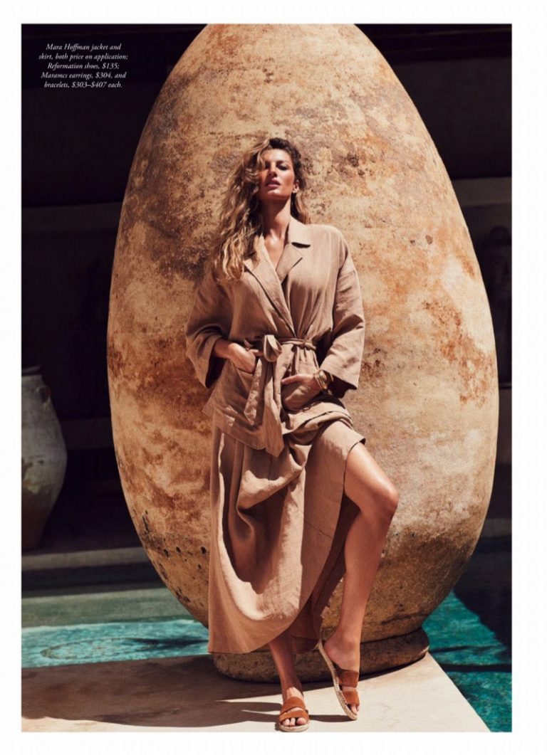 Gisele Bundchen Harper's Bazaar Australia Cover Fashion Shoot