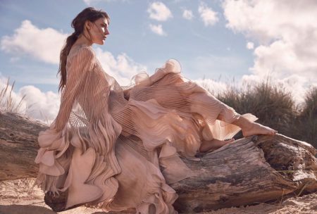 Kati Nescher Harper's Bazaar UK Haute Couture Editorial