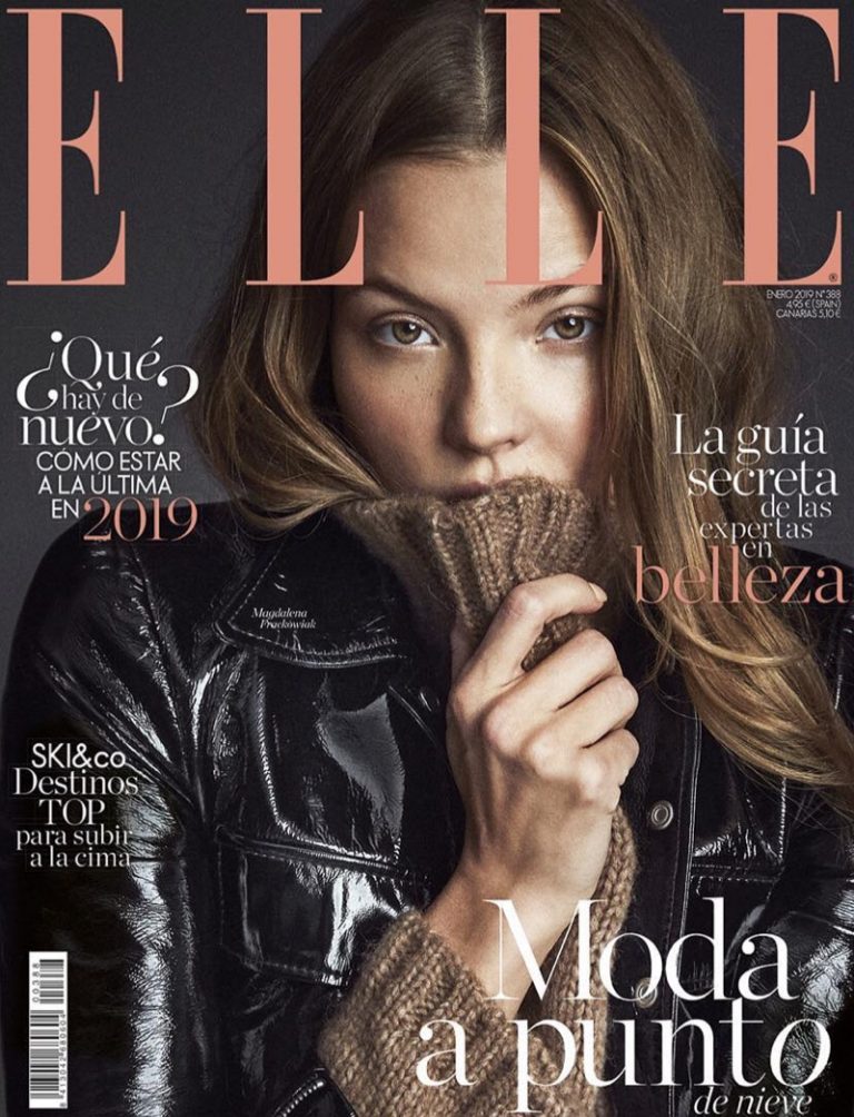 Magdalena Frackowiak ELLE Spain 2019 Cover Editorial