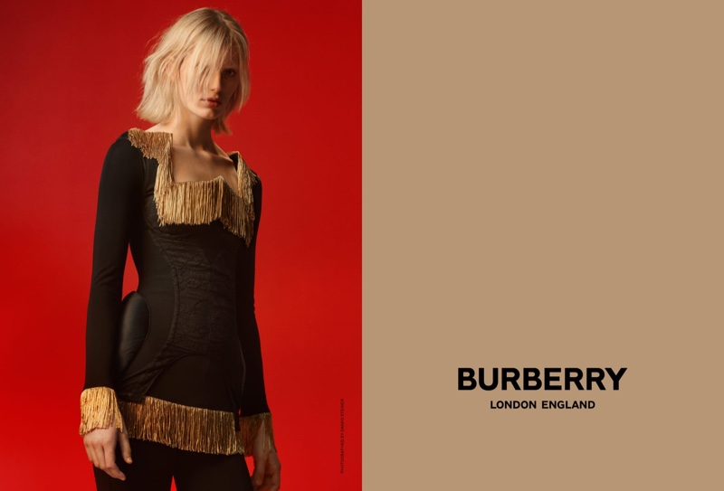 Claudia Lavender fronts Burberry spring-summer 2019 campaign