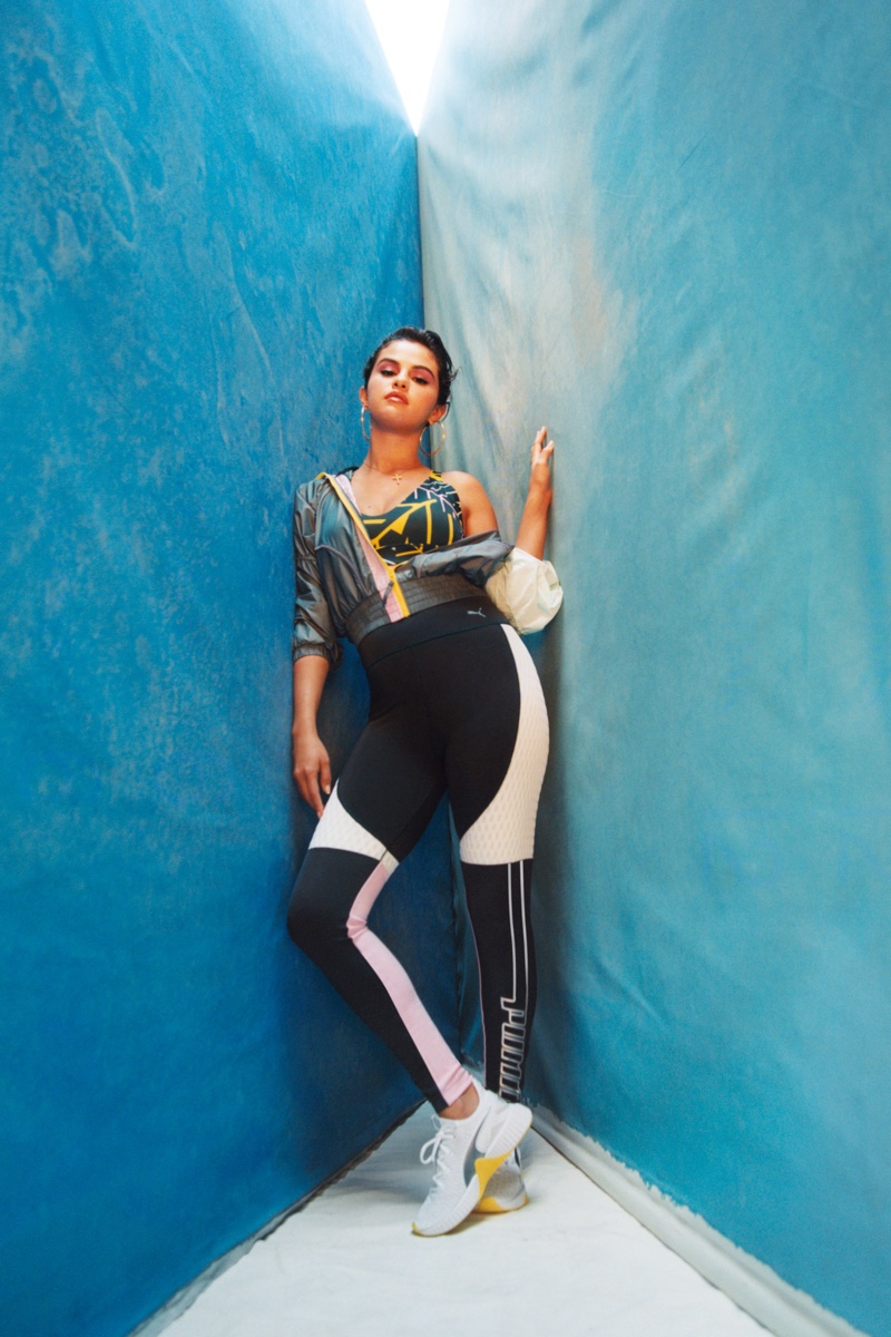 Selena Gomez Debuts Puma Campaign in Chic Sports Bra & Leggings