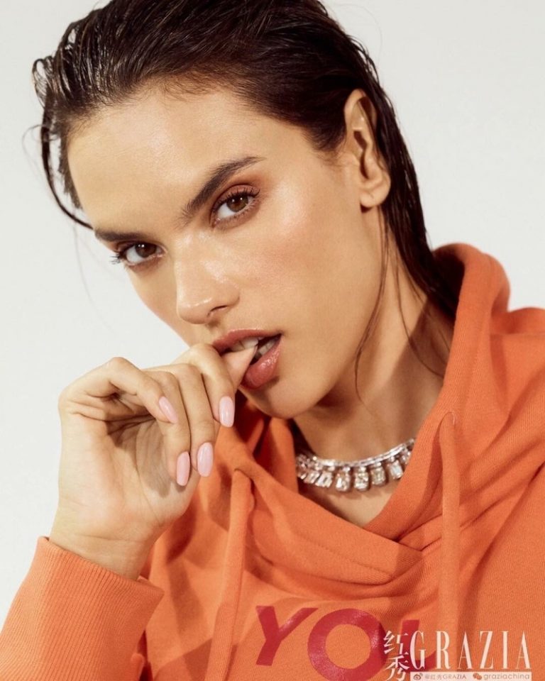 Alessandra Ambrosio Grazia China 2019 Cover Fashion Shoot