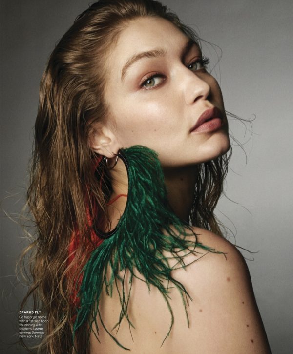 Gigi Hadid Vogue US Bohemian Fashion Editorial