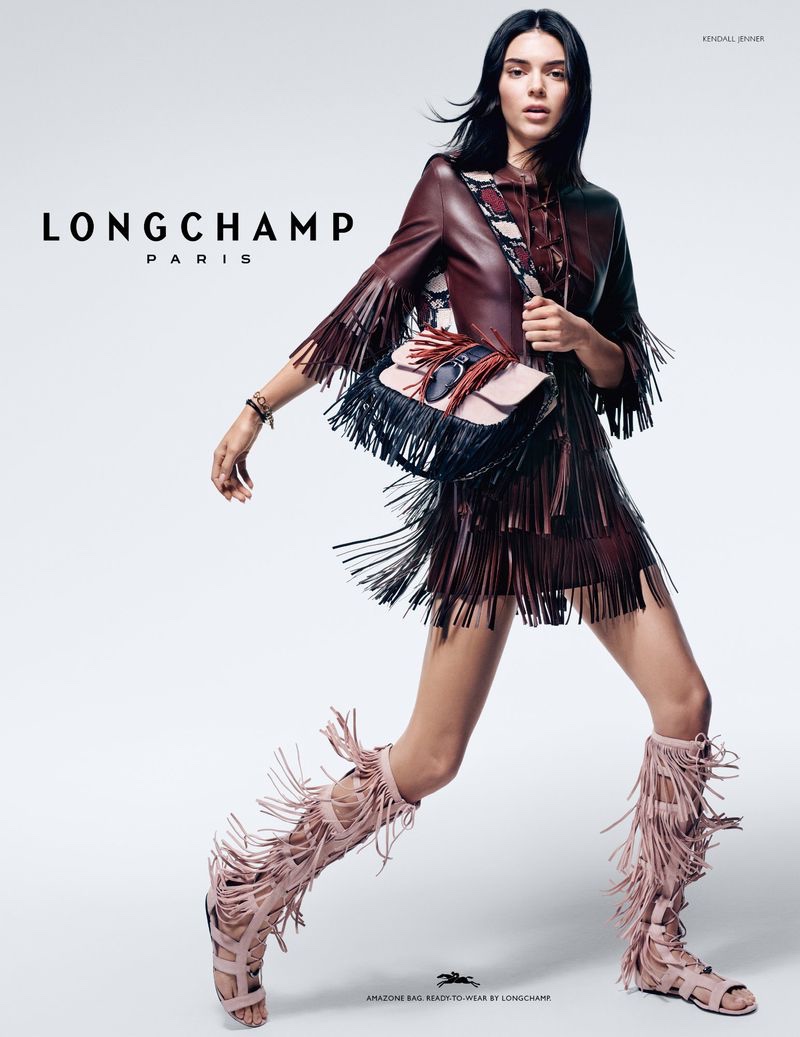 Kendall Jenner Longchamp Spring 2019 