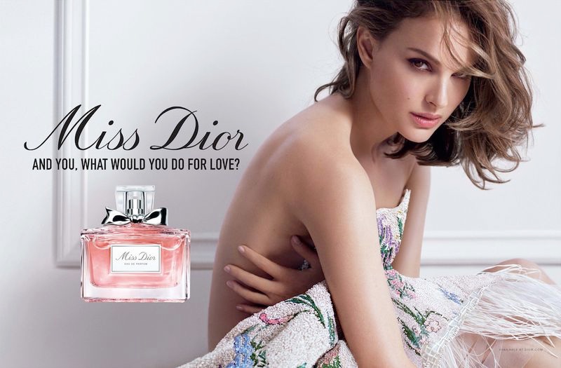 Modern magazine fragrance AD NATALIE PORTMAN Miss Dior Perfume 061822
