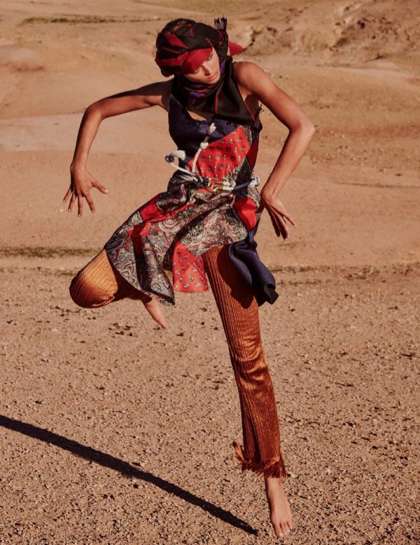 Birgit Kos Vogue Germany Nomadic Fashion Editorial