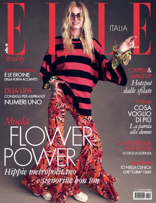 Daphne Groeneveld ELLE Italy 2019 Cover Fashion Editorial