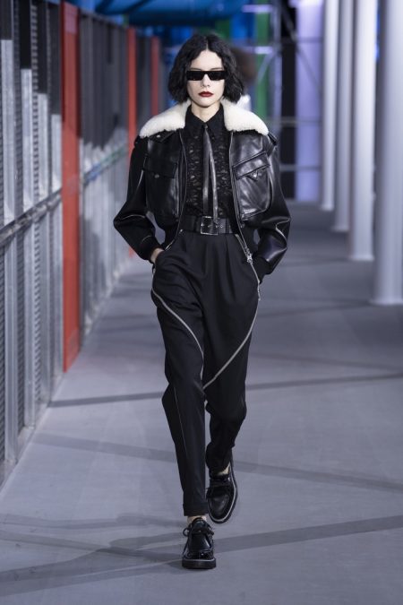 Louis Vuitton LV Frequency Chic Leather Blouson