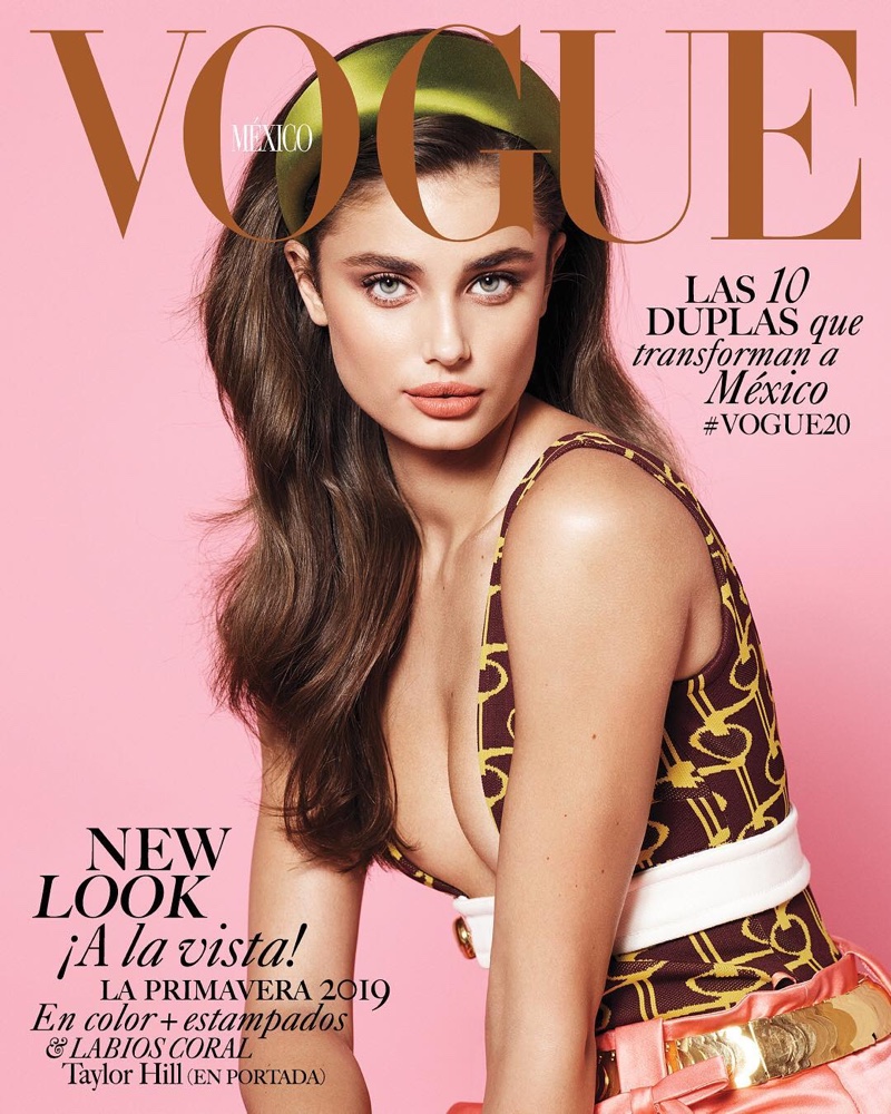 Taylor Hill Vogue Mexico 2019 Cover Fashion Editorial