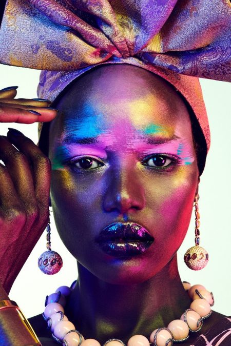 Ajak Deng Vogue Portugal Beauty Jewelry Fashion Editorial