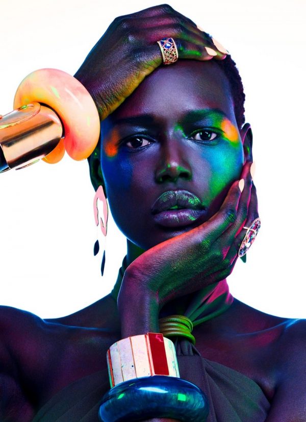 Ajak Deng Vogue Portugal Beauty Jewelry Fashion Editorial