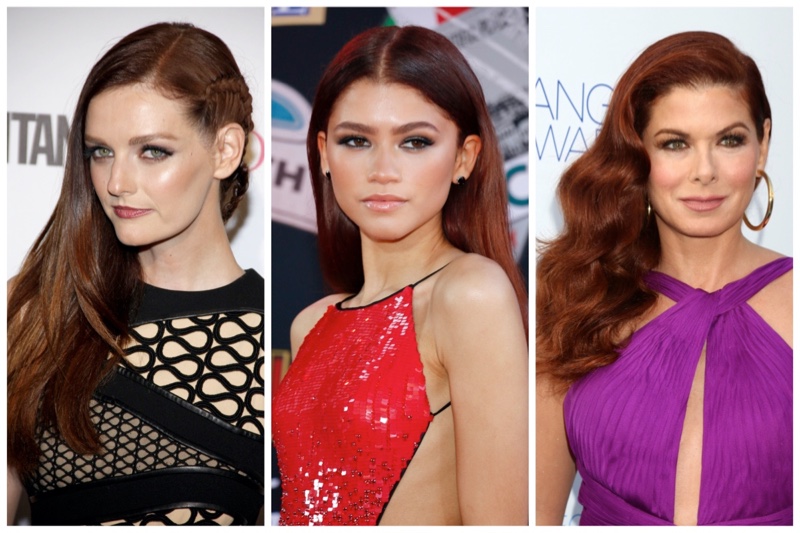 red light brown hair color ideas
