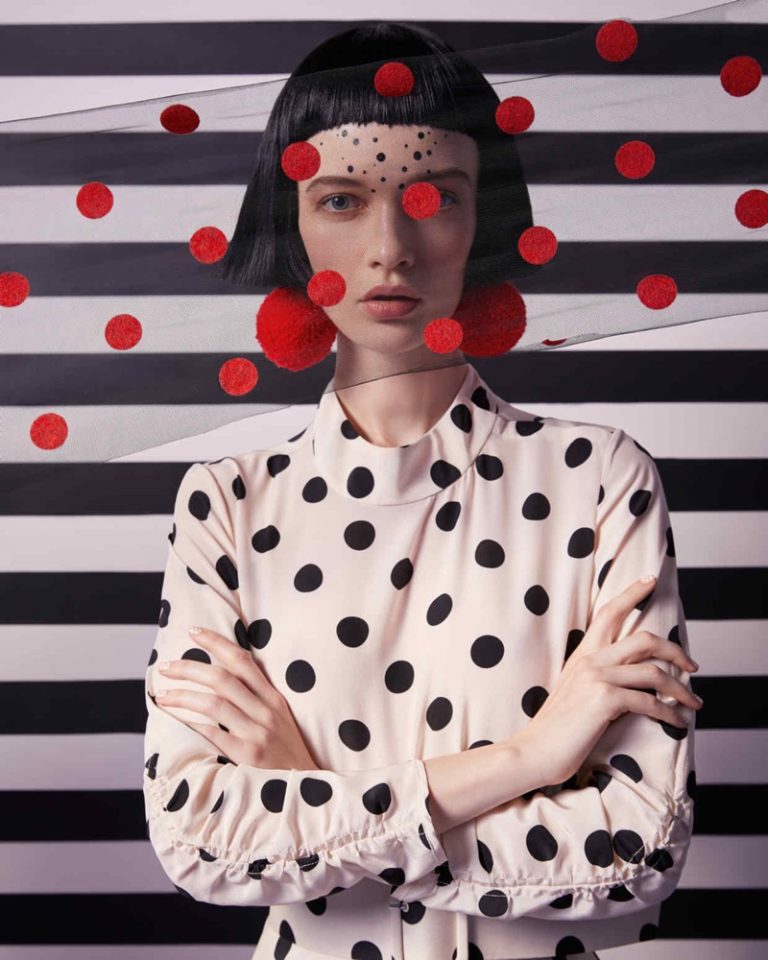 Ida Dyberg How to Spend It Magazine Polka Dot Editorial