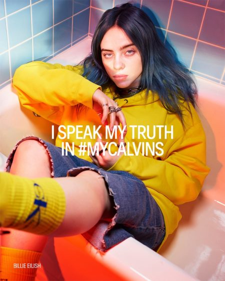 billie eilish calvin klein 2020