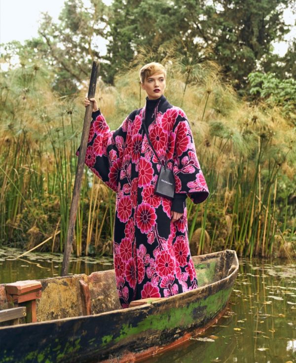 Ruth Bell Harper's Bazaar US Romantic Florals Fashion Editorial