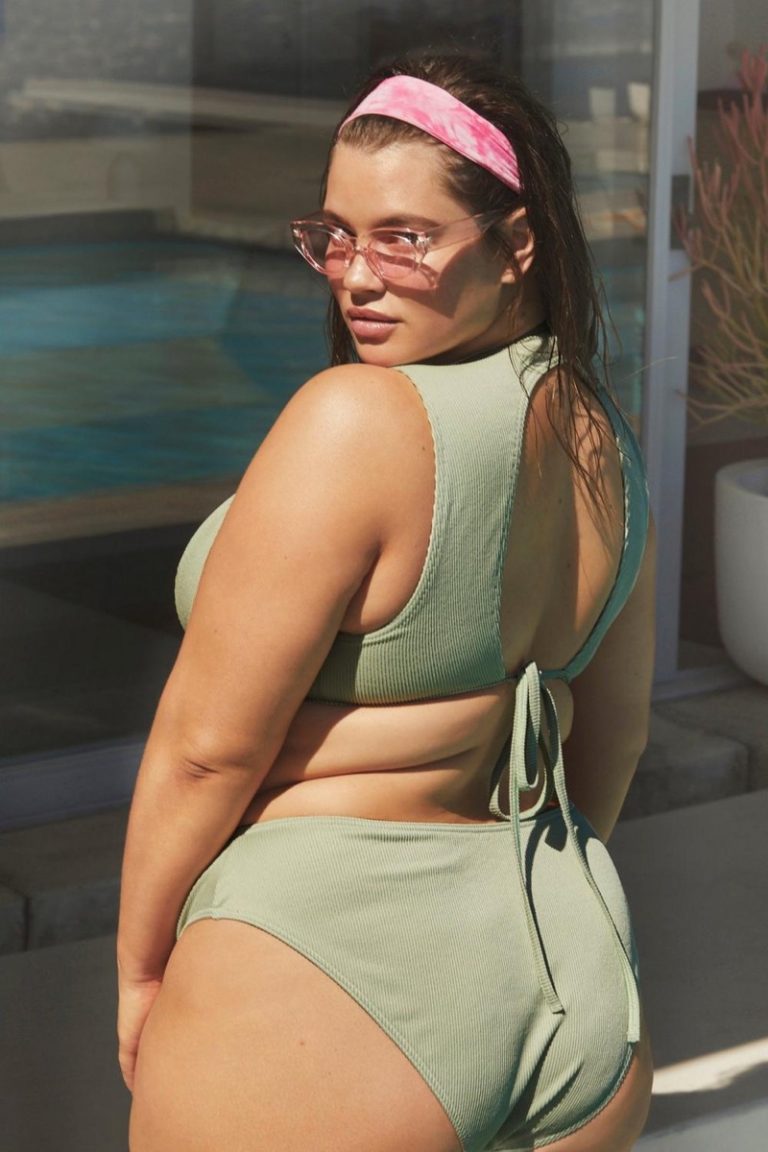 Tara Lynn Nasty Gal Curve Swim Campaign