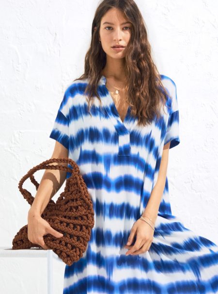 h&m tie dye dress