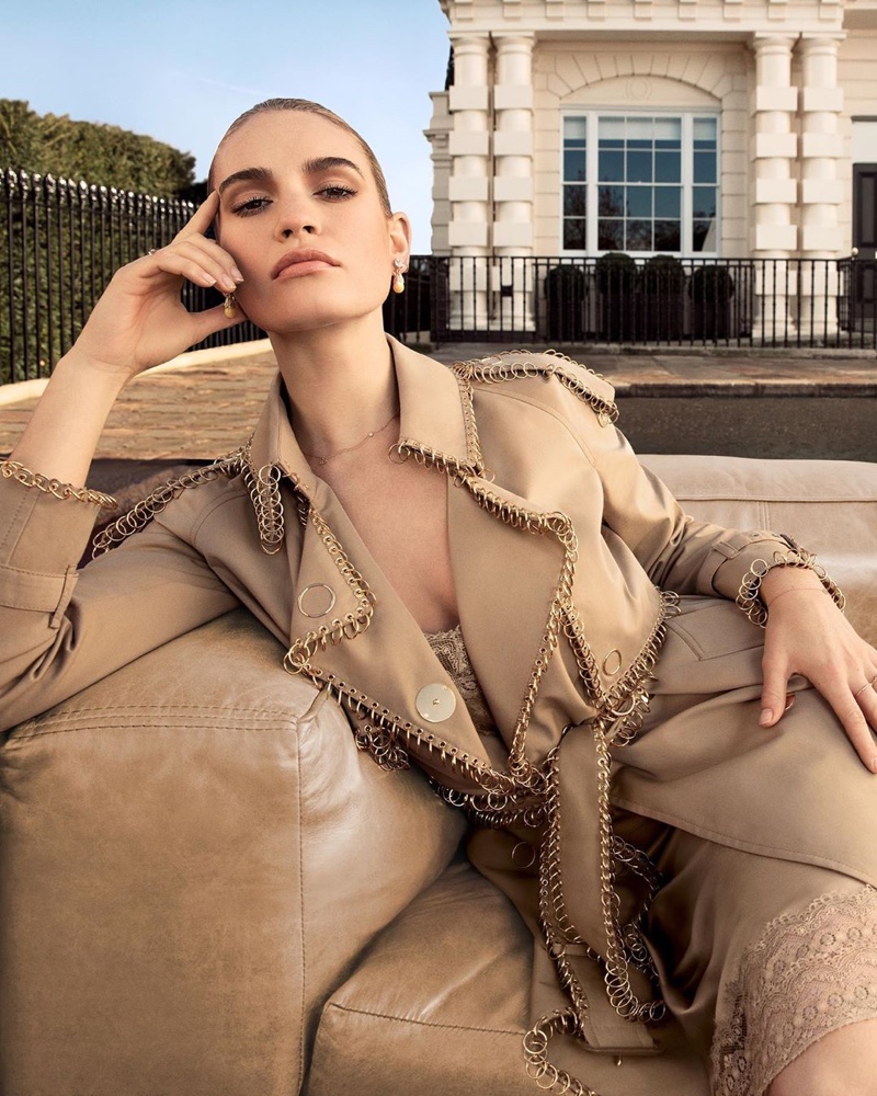 Lily James My Burberry 2019 Fragrance 