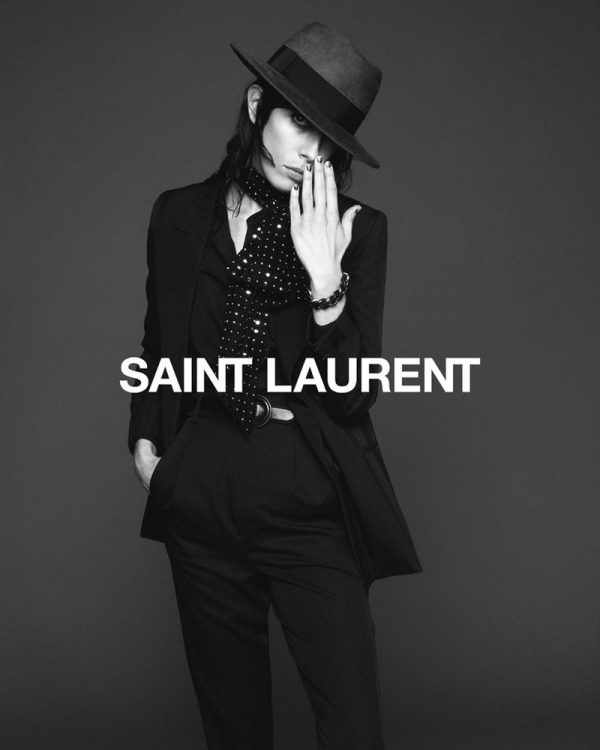 Anja Rubik Saint Laurent Fall 2019 Campaign