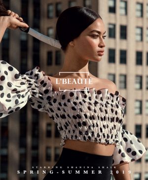 Shanina Shaik L'Beaute Magazine 2019 Cover Fashion Shoot