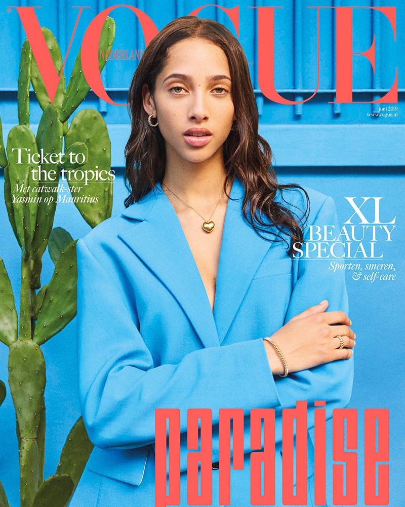 Yasmin Wijnaldum Vogue Netherlands 2019 Cover Fashion Editorial