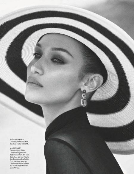 Bella Hadid ELLE France 2019 Cover Fashion Photoshoot